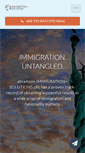Mobile Screenshot of immigsolutions.com